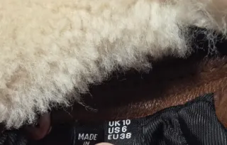 Chaqueta Bomber Piel Superdry Marrón