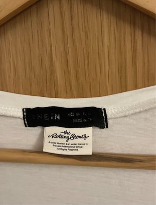 Camiseta The Rolling Stones Blanca