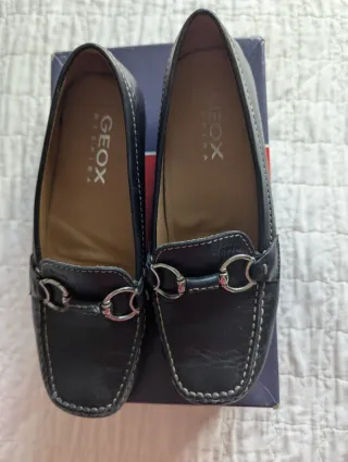 Zapatos Geox Negros Mujer