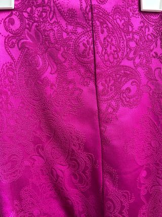 Pantalón estampado fucsia