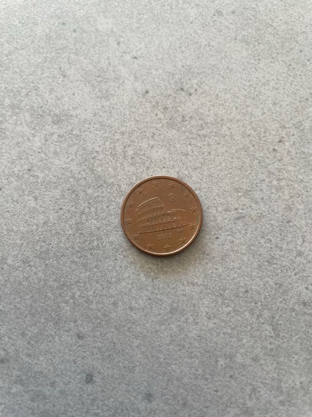 Moneda 5 céntimos Italia 2002 Coliseo