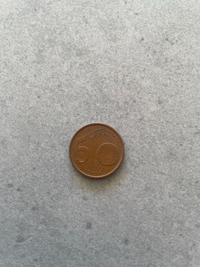 Moneda 5 céntimos Italia 2002 Coliseo