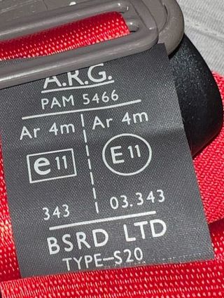 PAM5466 Cinturón carrete Seguridad Rojo MG Metro