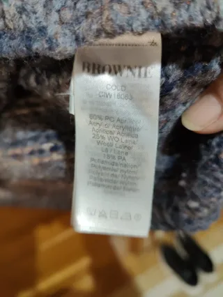 Jersey Brownie Talla S Multicolor