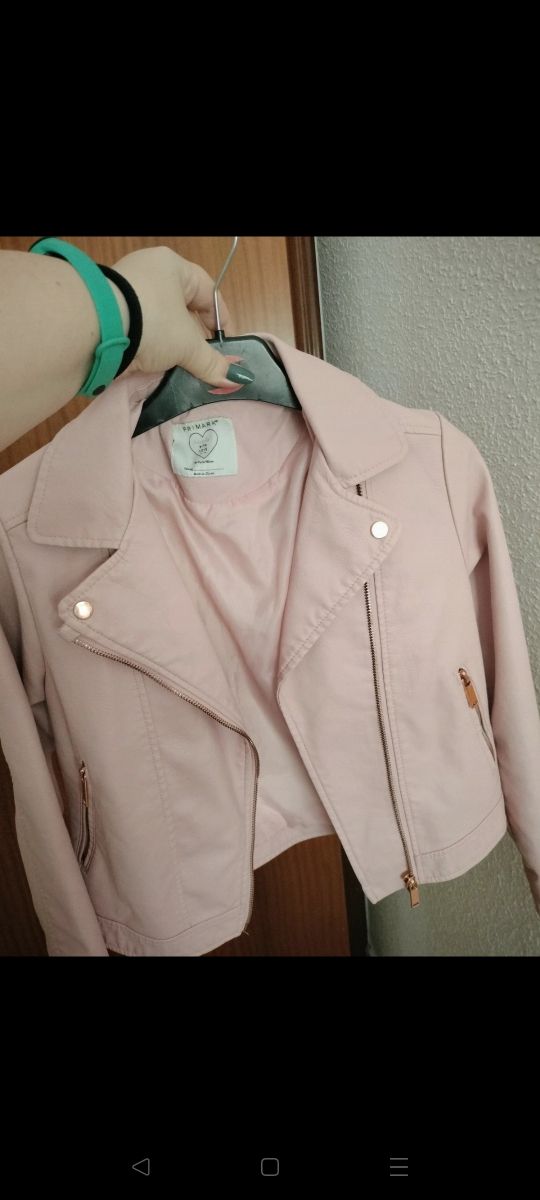 Chaqueta rosa talla 10-11 años