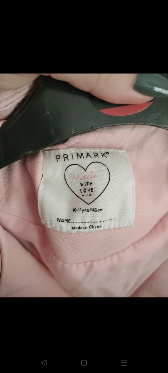 Chaqueta rosa talla 10-11 años