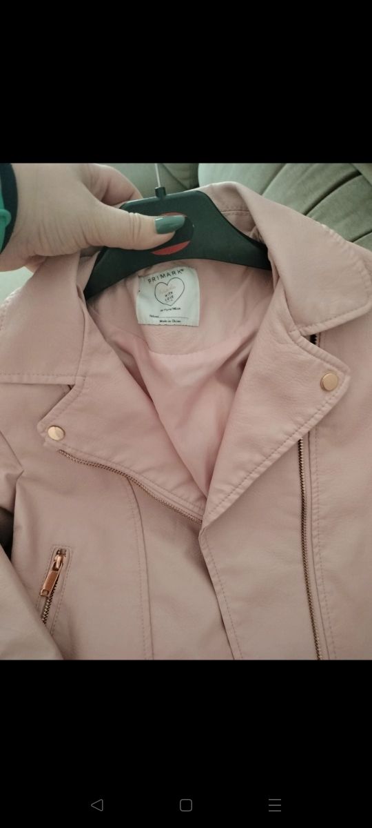Chaqueta rosa talla 10-11 años