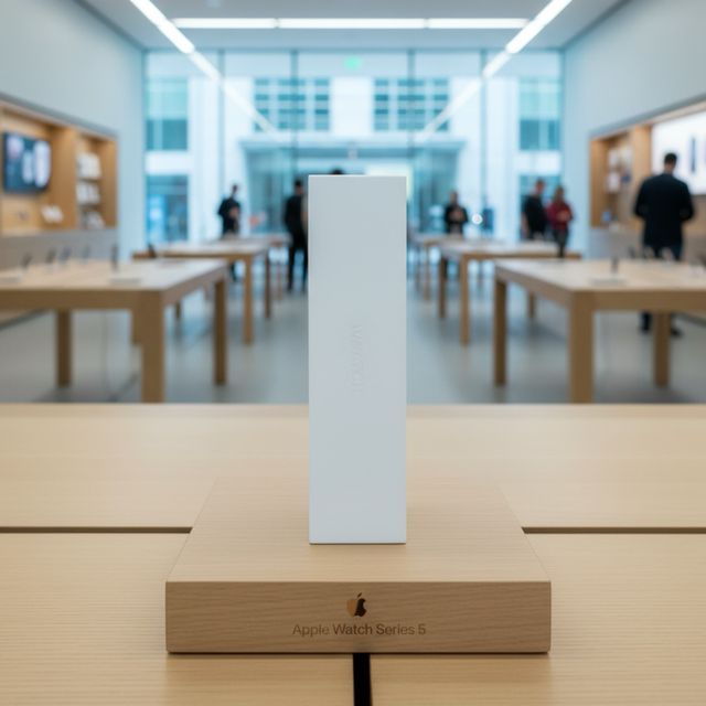 Caja Apple Watch Serie 5 Oro Rosa