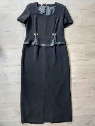 Talla 42-44 Vestido negro largo fiesta Presen