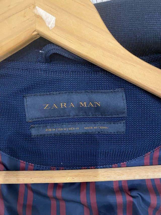 Chaqueta Bomber Azul