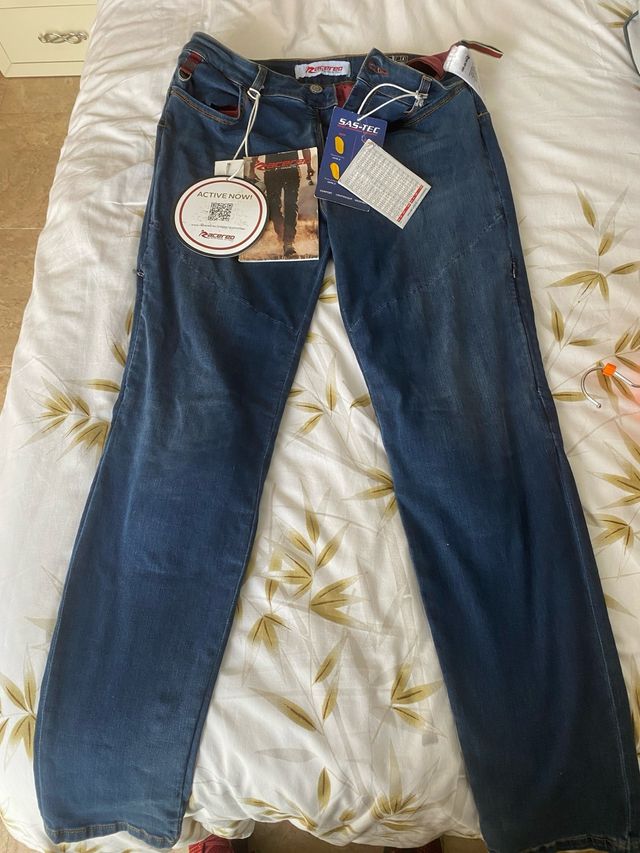 Pantalón vaquero moto SAS-TEC