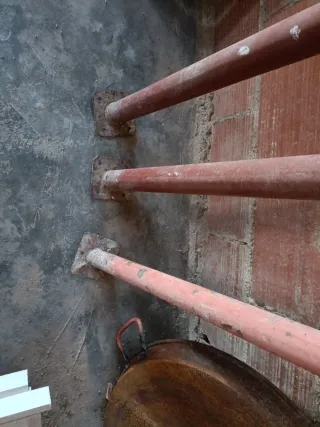 3 Puntales de Obra Metálicos