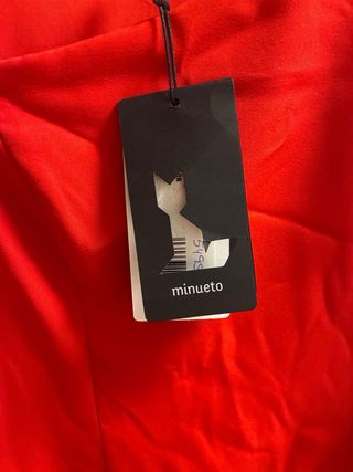 Vestido Minueto Rojo Talla S Sin Estrenar