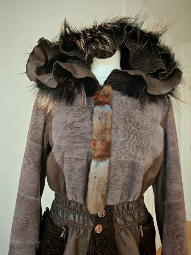 Chaqueta Piel Réversible Marester.