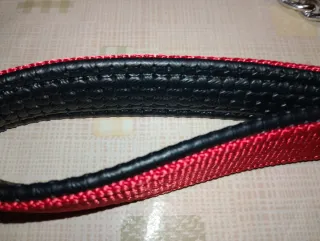 Catena per guinzaglio con manico rosso