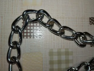 Catena per guinzaglio con manico rosso