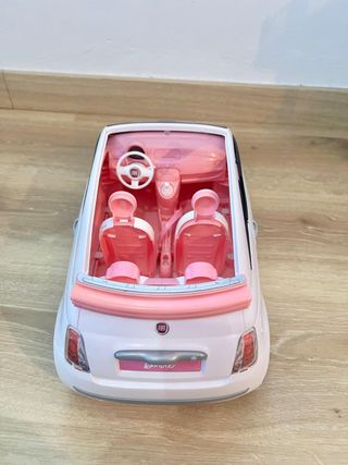Coche Fiat 500 Barbie Blanco
