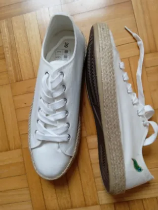 Zapatillas Mujer Talla 39 Blancas