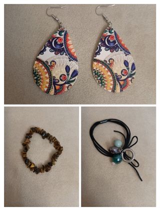Varios accesorios pendientes, pulsera desde 1€