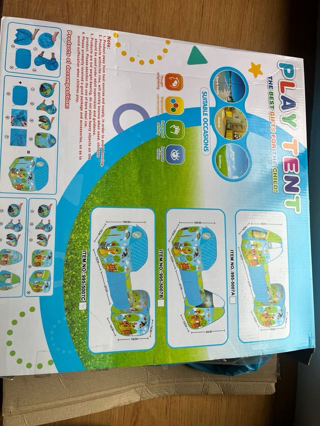 Casa túnel de juego para niños