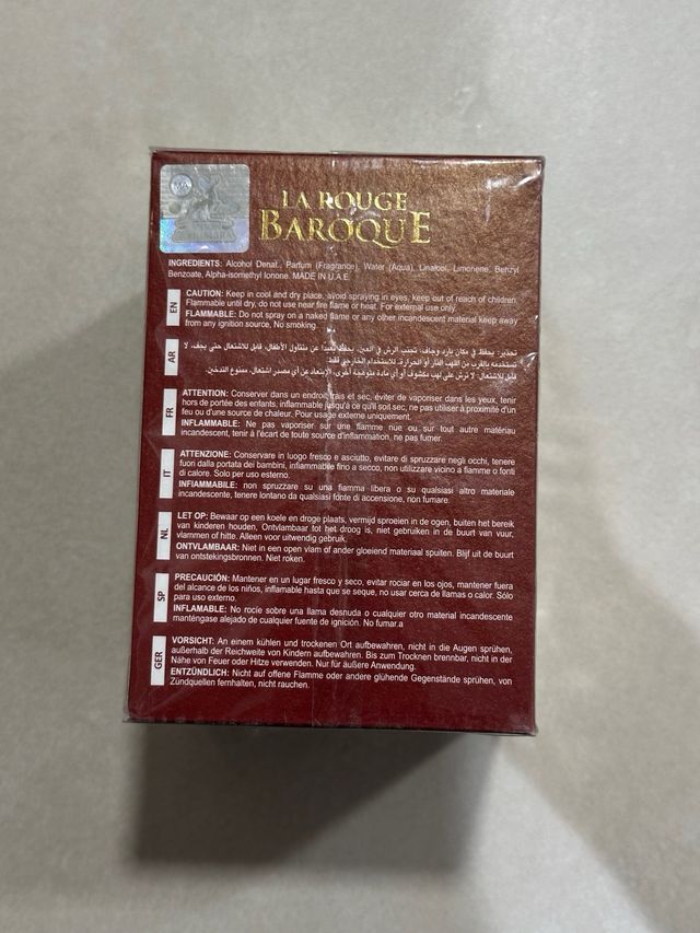 Perfume La Rouge Baroque Extreme Maison Alhambra