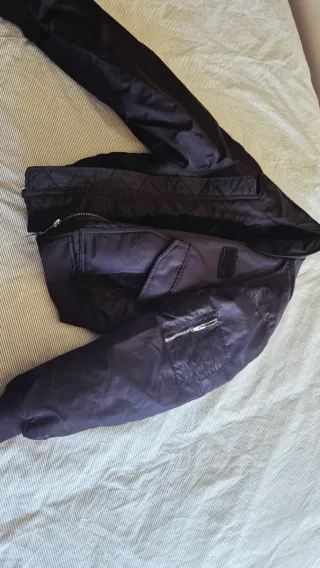 Bomber Zara Negra Talla M