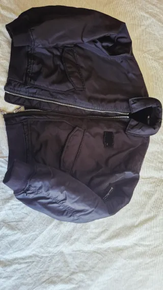 Bomber Zara Negra Talla M