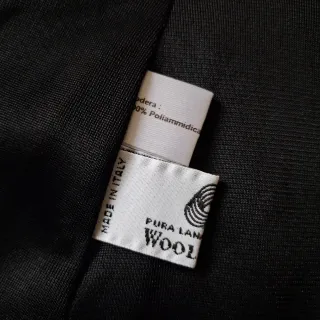 Gonna Luisa Spagnoli Lana Nera Tg. XL