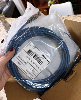 10 cavi Ethernet RJ45 cat6A schermati SFTP (S-STP)