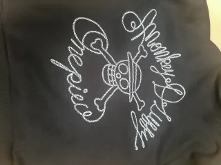 Sudadera infantil negra con capucha