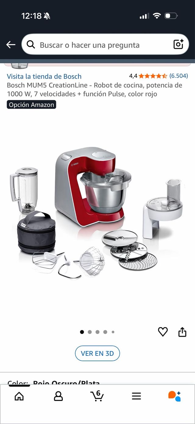 Robot de cocina Bosch MUM5 CreationLine