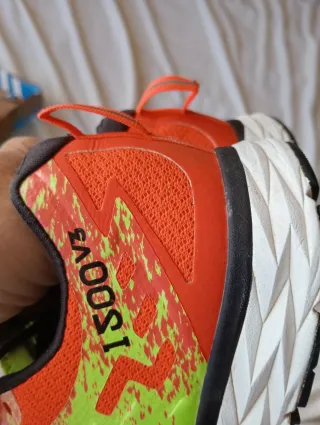 Zapatillas New Balance Running Verde Naranja