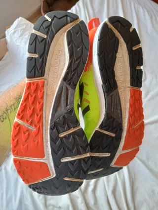 Zapatillas New Balance Running Verde Naranja