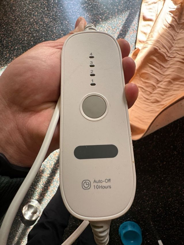 Manta Eléctrica Calentable Marrón