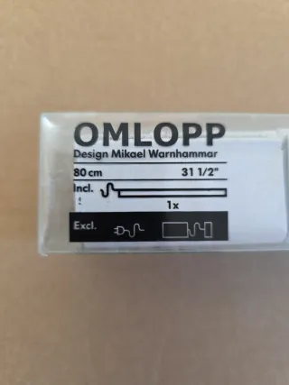 Illuminazione LED da banco IKEA OMLOPP 80 cm