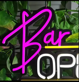 Lampada Neon LED "BAR Open"