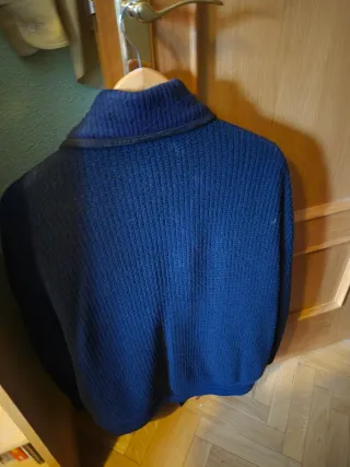 Chaqueta Cuero y Punto Caballero XL