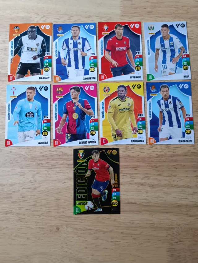 Cartas Adrenalyn 24/25 Edición Limitada