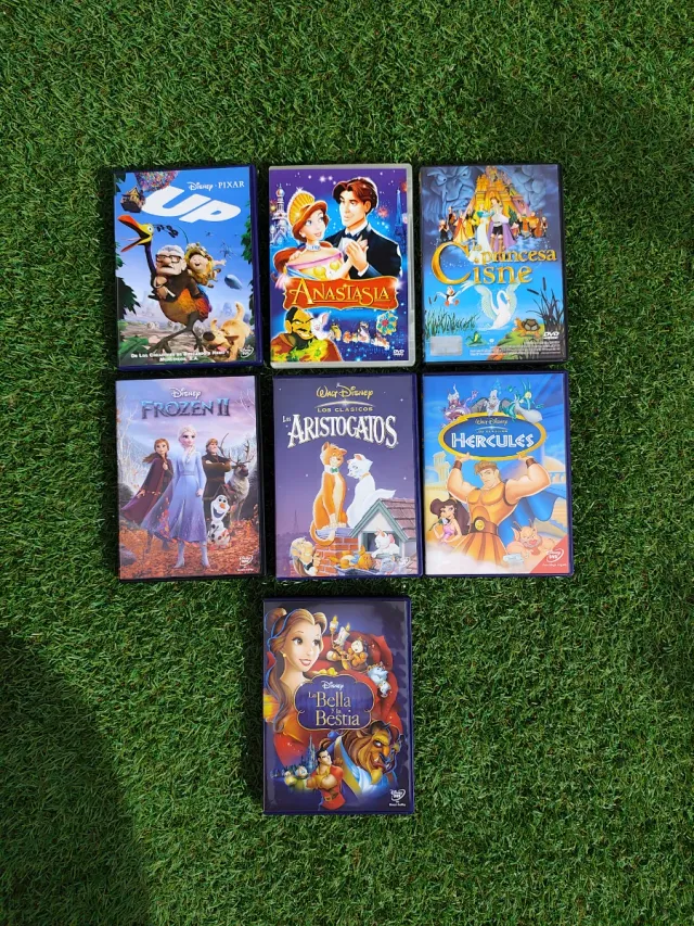 Lote 6 Películas Disney DVD (Español)