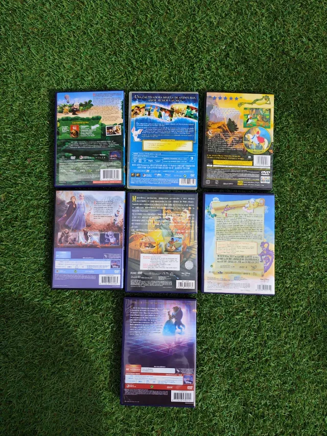 Lote 6 Películas Disney DVD (Español)
