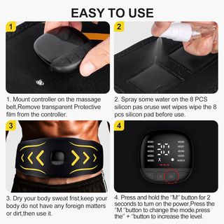 Electroestimulador Muscular EMS Profey