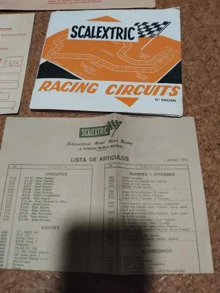 documentación scalextric