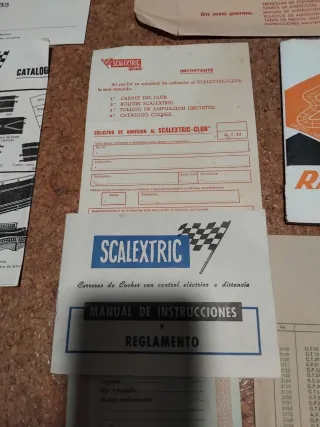 documentación scalextric