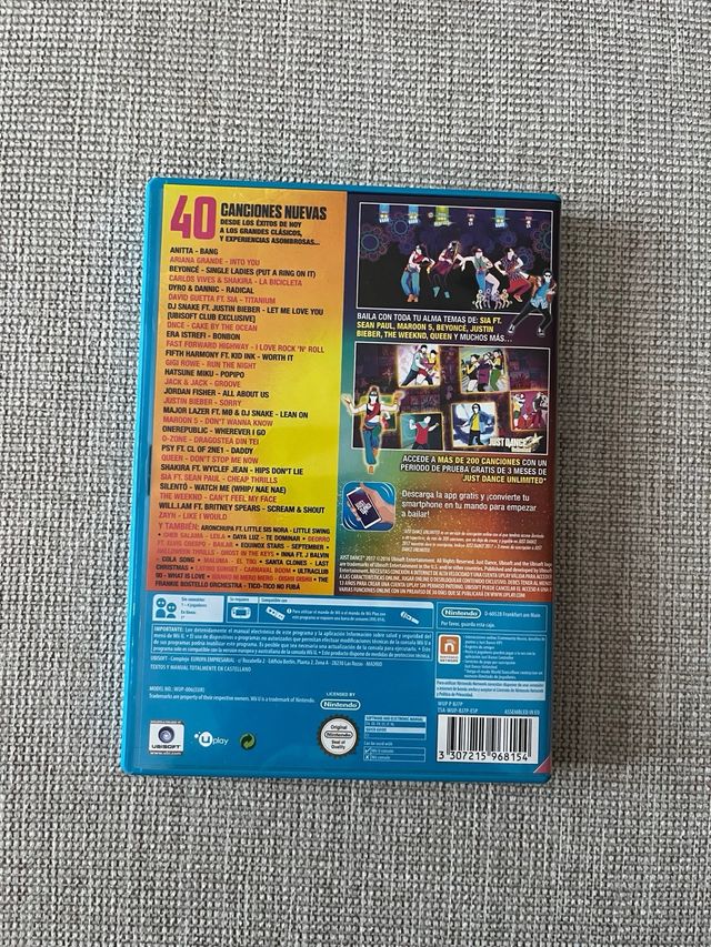 Lote 4 Juegos Just Dance Wii U