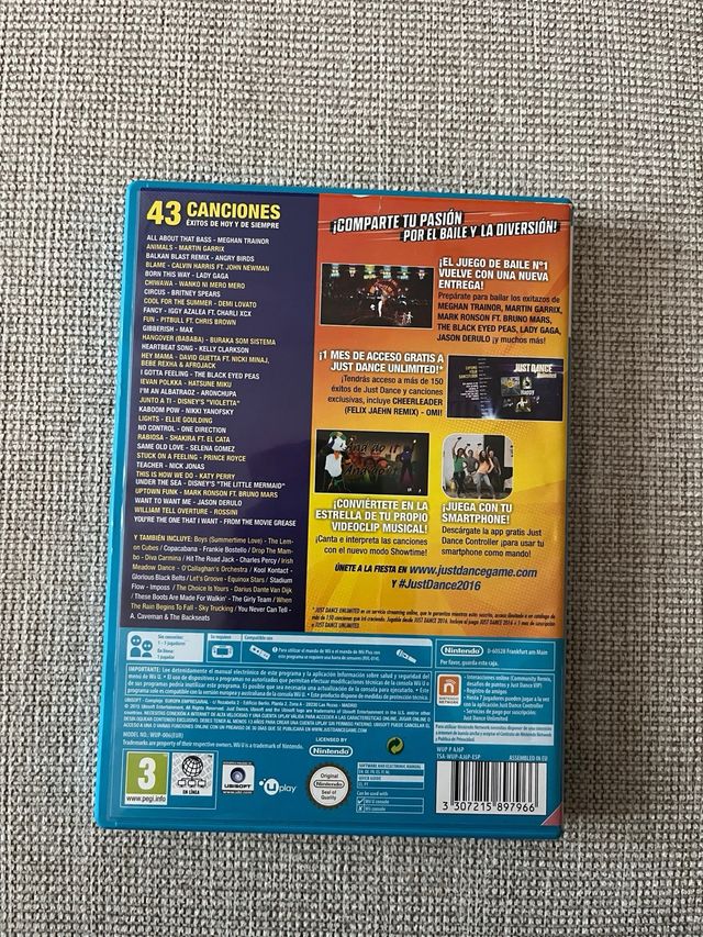 Lote 4 Juegos Just Dance Wii U