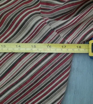 Camisa entallada mujer rayas marrones y burdeos