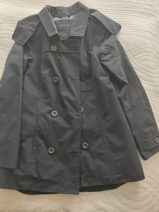 Parka Tribord azul marino entallada Talla S.