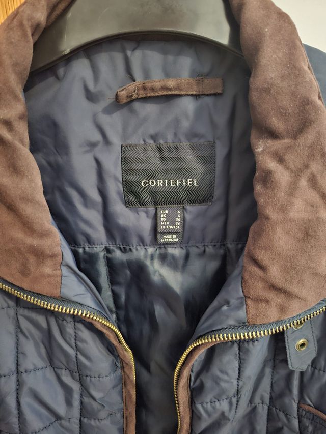 Chaqueta Cortefiel acolchada azul Talla S
