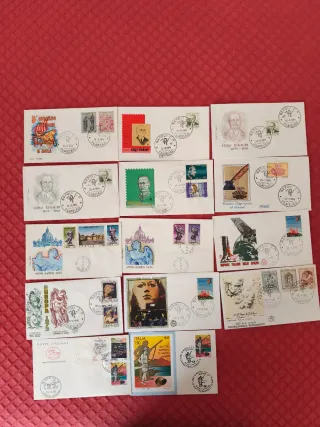 26 buste primo giorno varie annate non complete