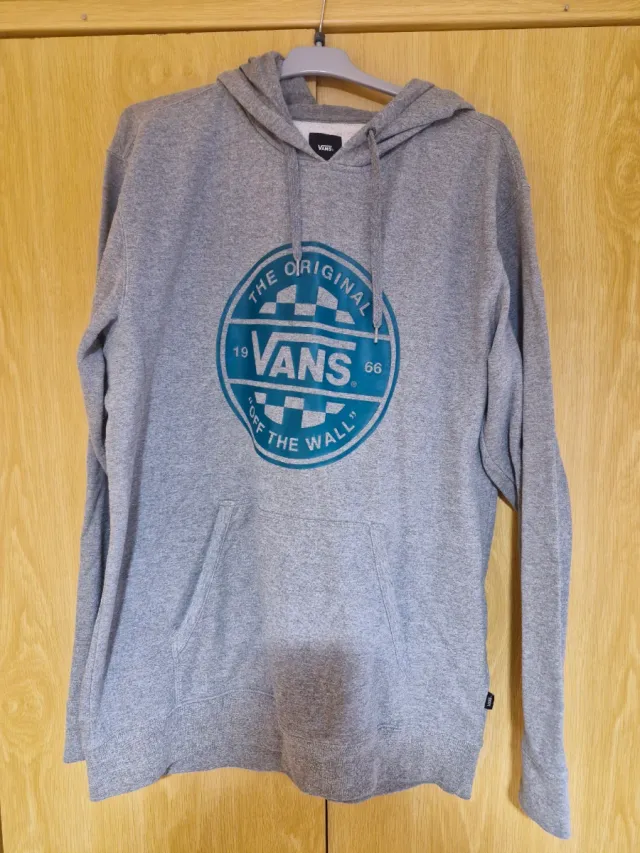 Sudadera Vans Gris Capucha Hombre